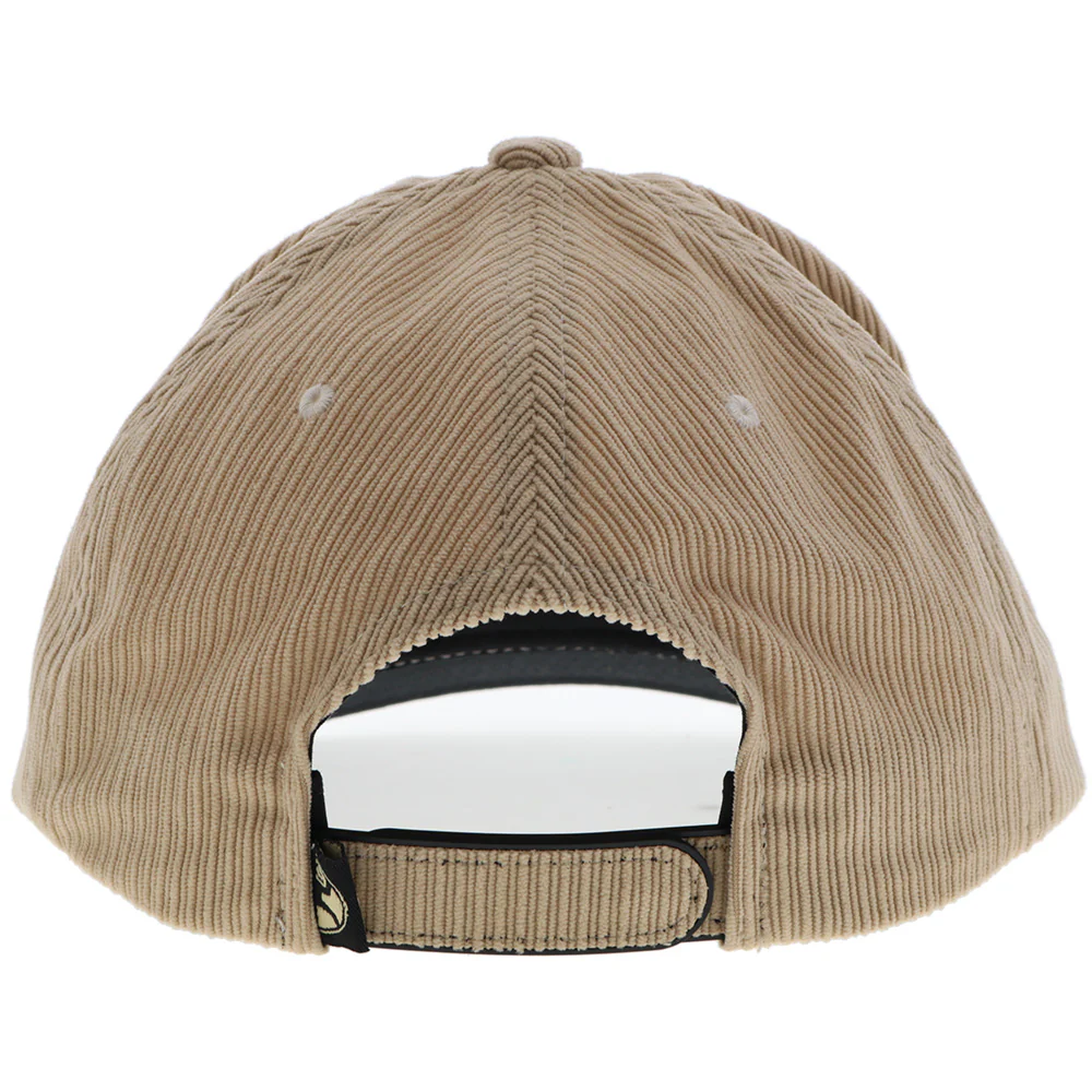 "Cheyenne" Hooey Hat Tan Corduroy w/Tan/White/Black Patch - Image 2