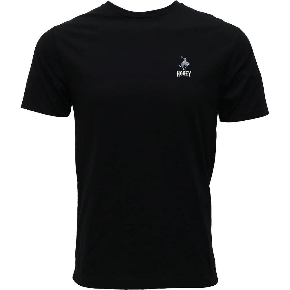 "Cheyenne" T-shirt Black w/Blue & Grey Logo - Image 2