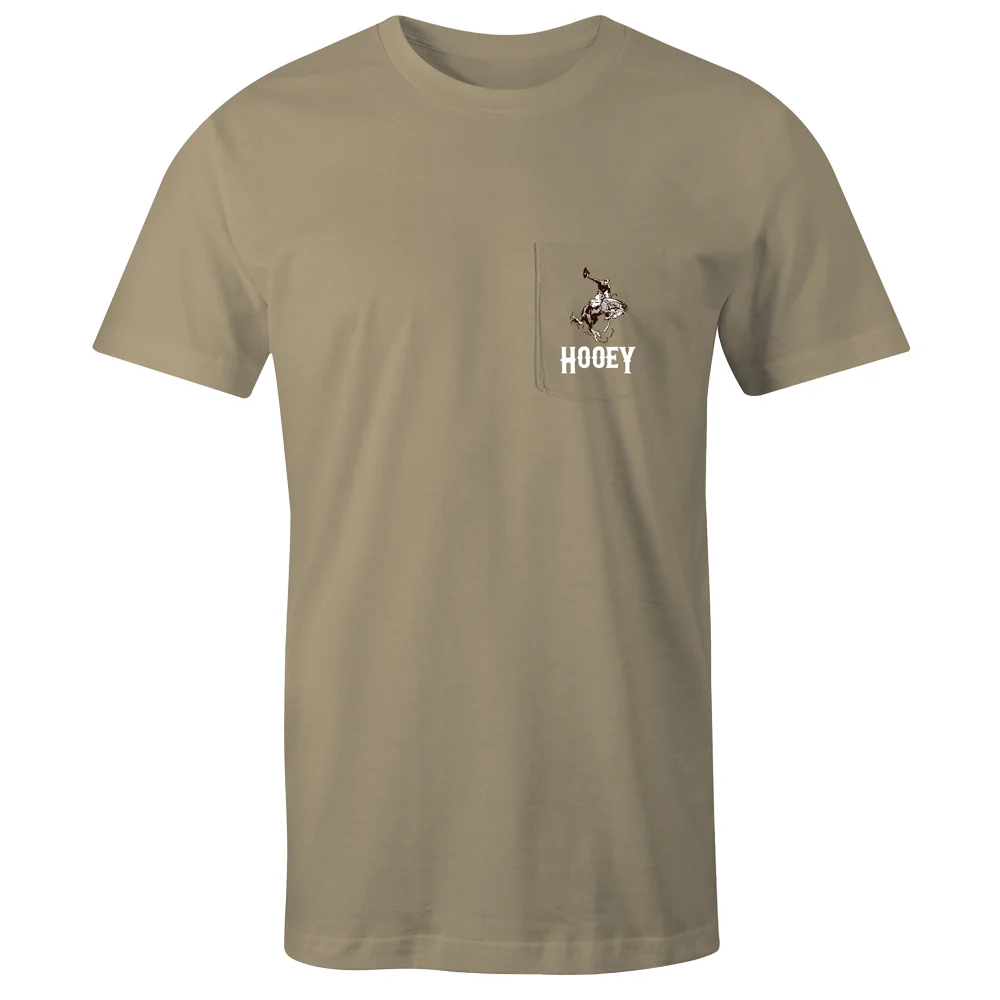 "Cheyenne" Tan Pocket T-shirt - Image 2