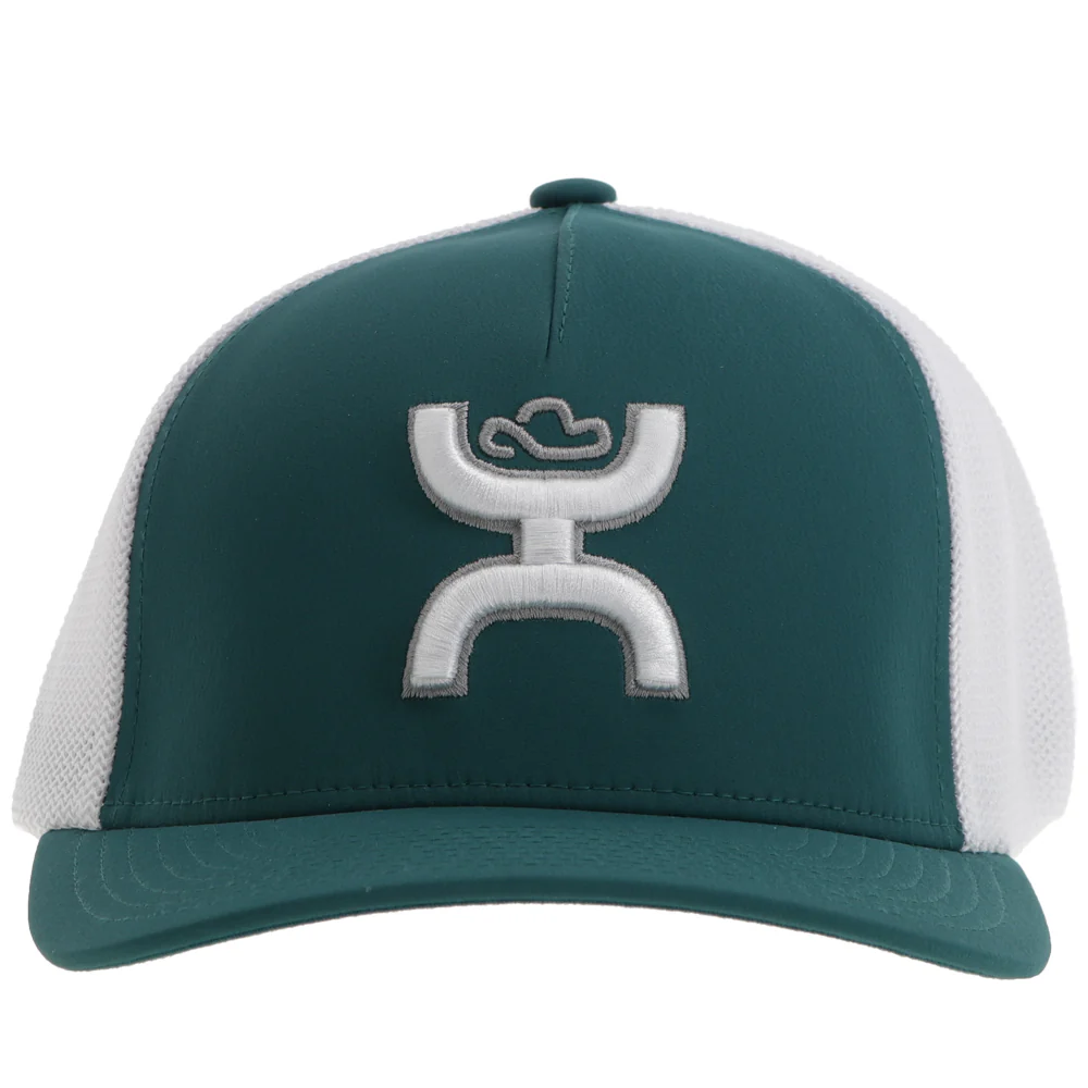 "Coach" FlexFit Hat Teal /White - Image 4