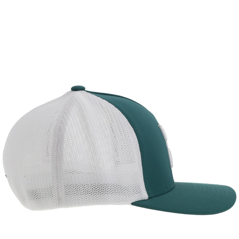 "Coach" FlexFit Hat Teal /White - Image 5