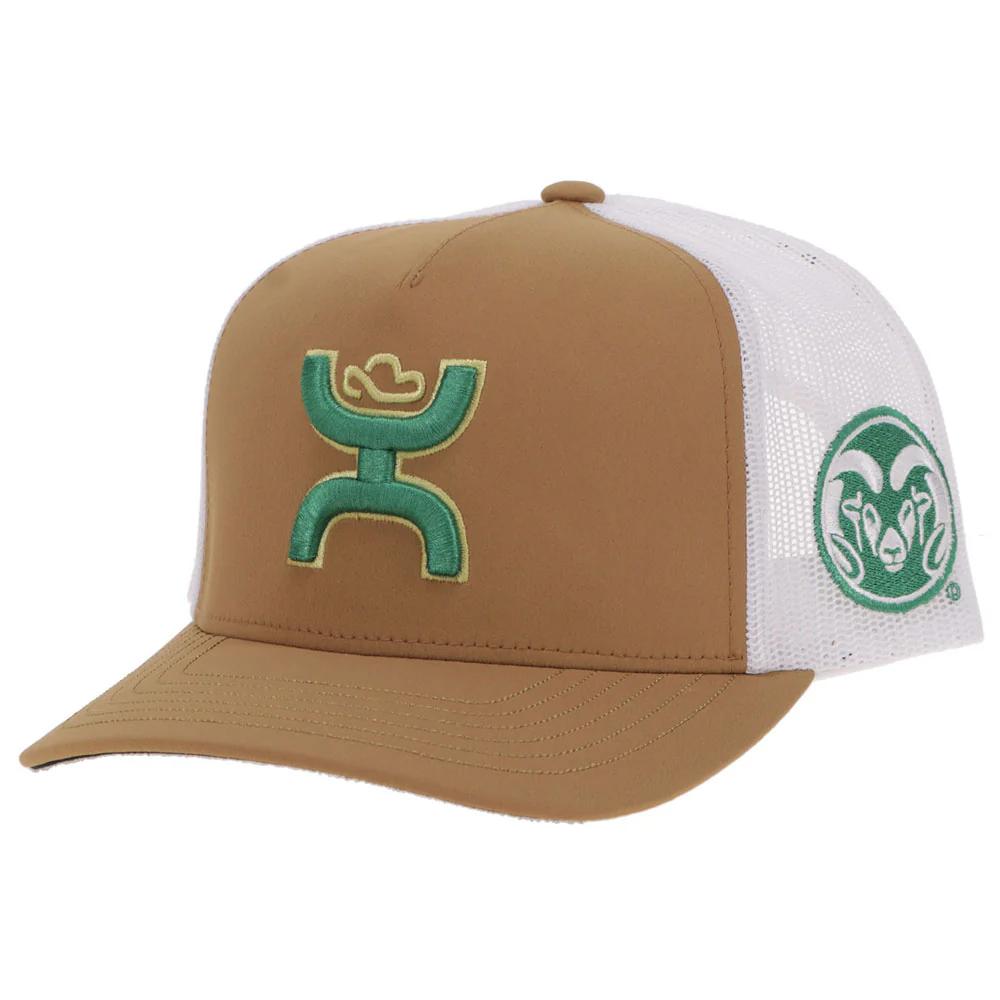Colorado State Hat Tan & White w/Hooey Logo