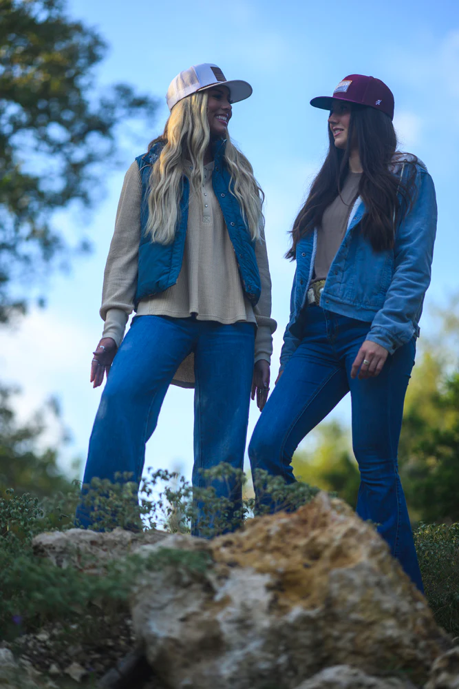 "Comal County" Jacket Blue Corduroy w/Sherpa - Image 3