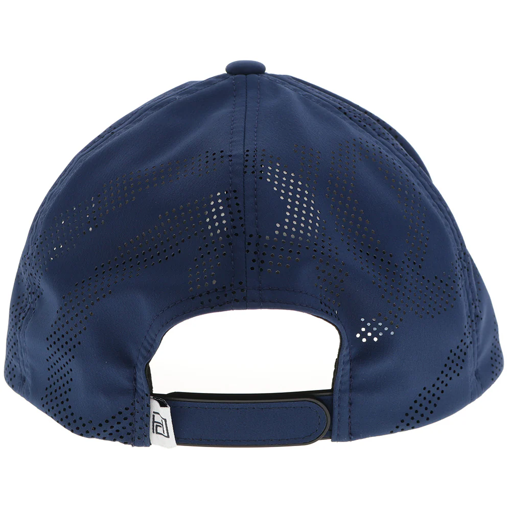 "Draw" Hat Navy w/White & Navy Circle Patch - Image 2