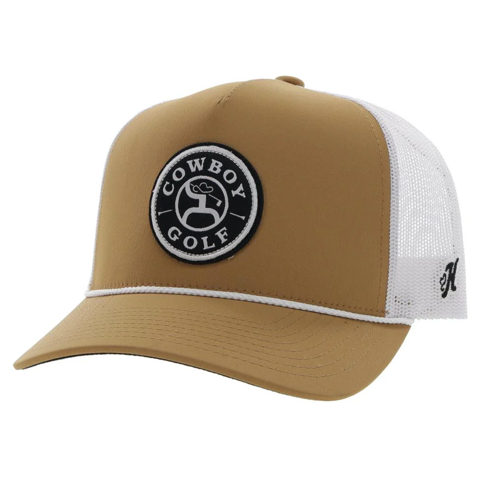 "Draw" Tan/White Hat
