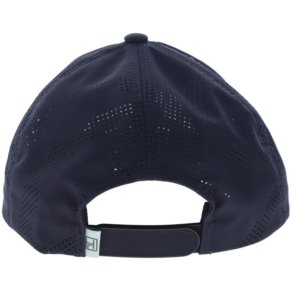 "Cowgirl Golf" Hat Navy w/Light Blue - Image 2