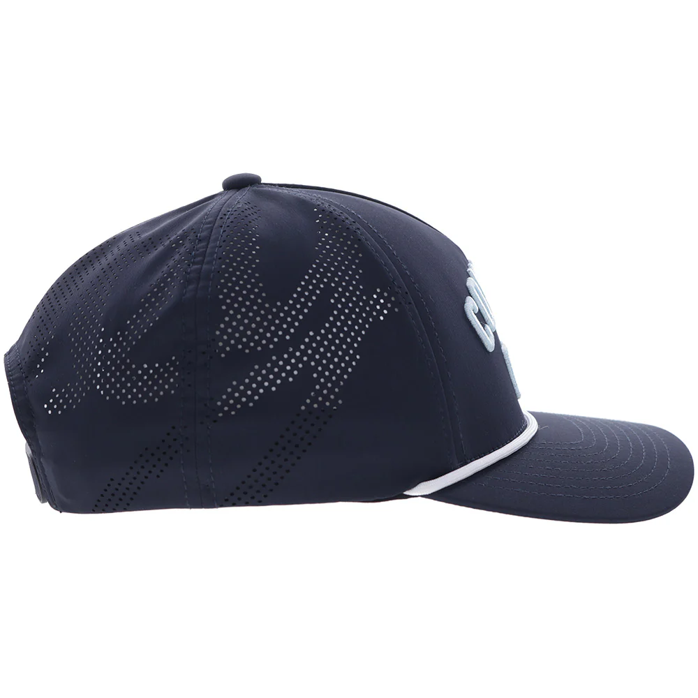 "Cowgirl Golf" Hat Navy w/Light Blue - Image 3