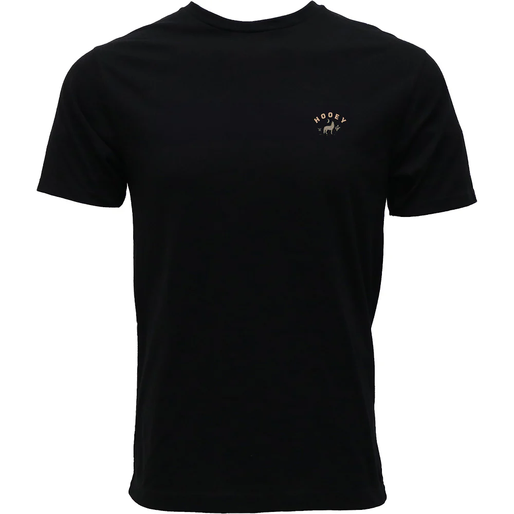 "Coyote" Black w/Tan Logo T-shirt - Image 2