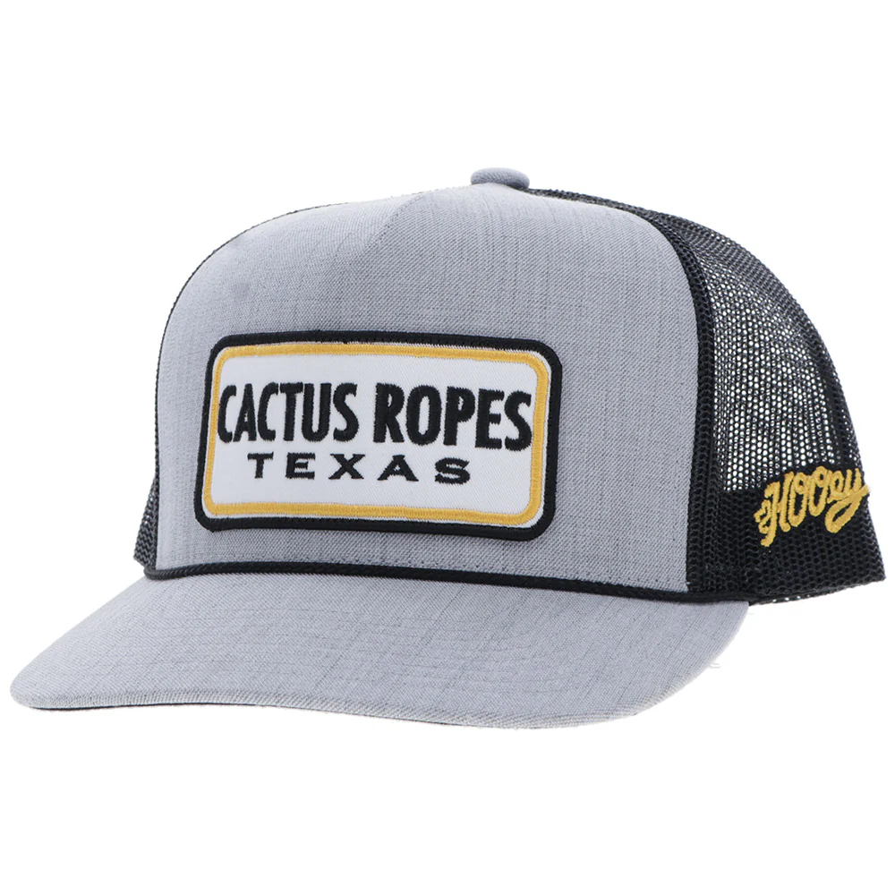 "CR116" Cactus Ropes Hat Grey/Black