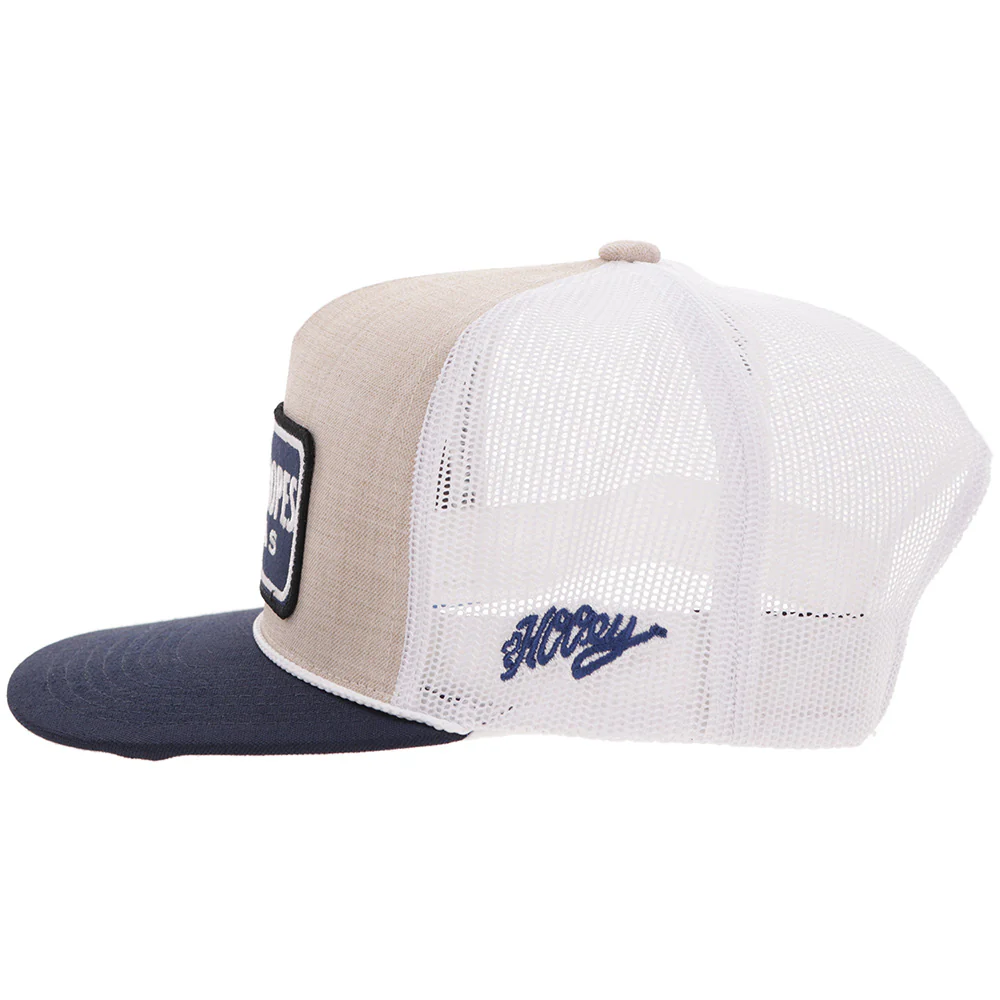 "CR124" Cactus Ropes Hat Cream/Blue - Image 5