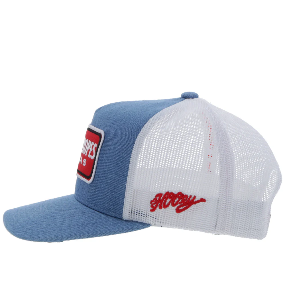 "CR92" Cactus Ropes Denim/White Hat - Image 3