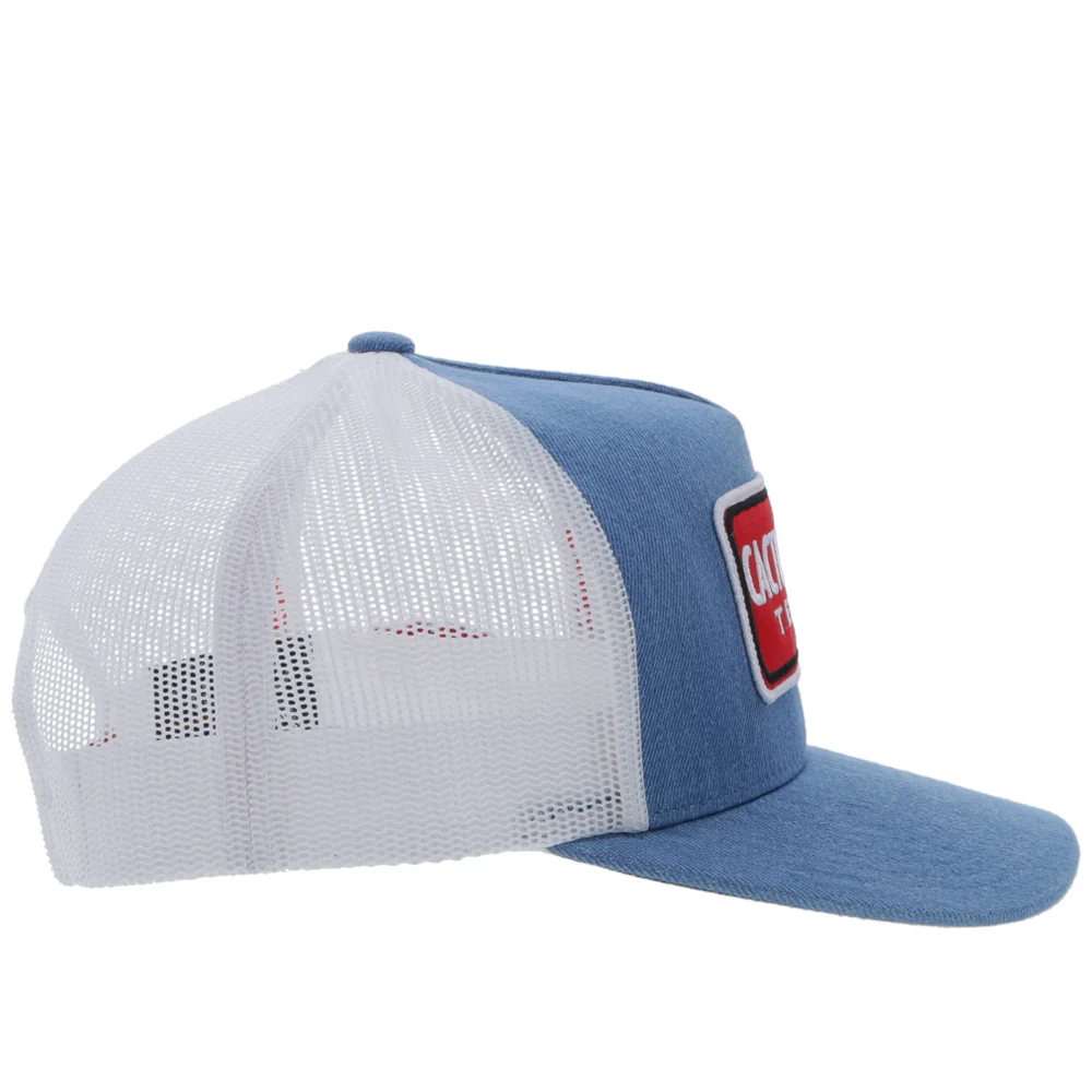 "CR92" Cactus Ropes Denim/White Hat - Image 4