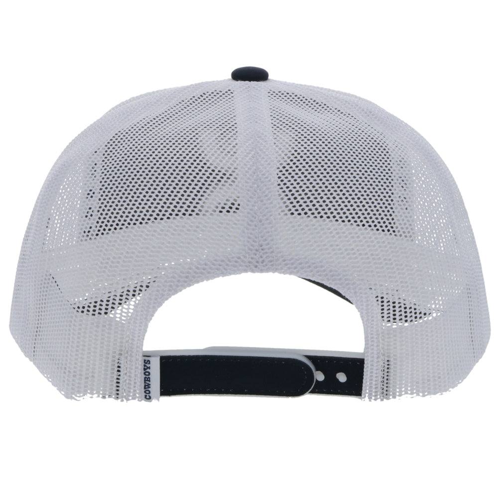 "Dallas Cowboys" Hat Blue/White w/ Hooey Logo - Image 2