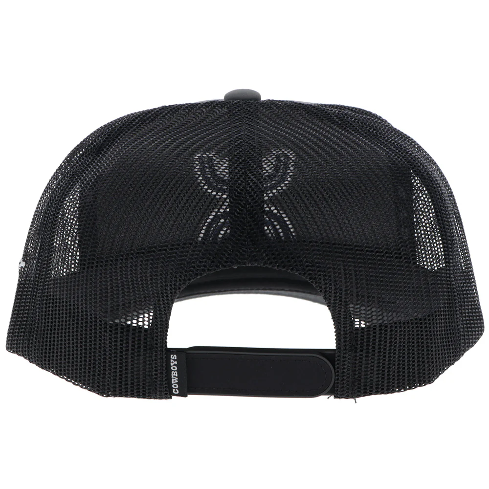 "Dallas Cowboys" Hat Dark Grey w/Hooey Logo - Image 2