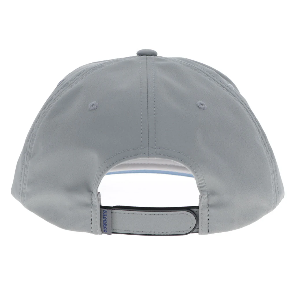 "Dallas Cowboys" Hat Grey w/White Logo - Image 2