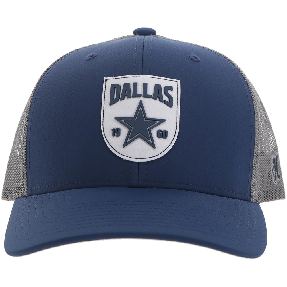 "Dallas Cowboys" Hat Navy/Grey w/ Patch - Image 4