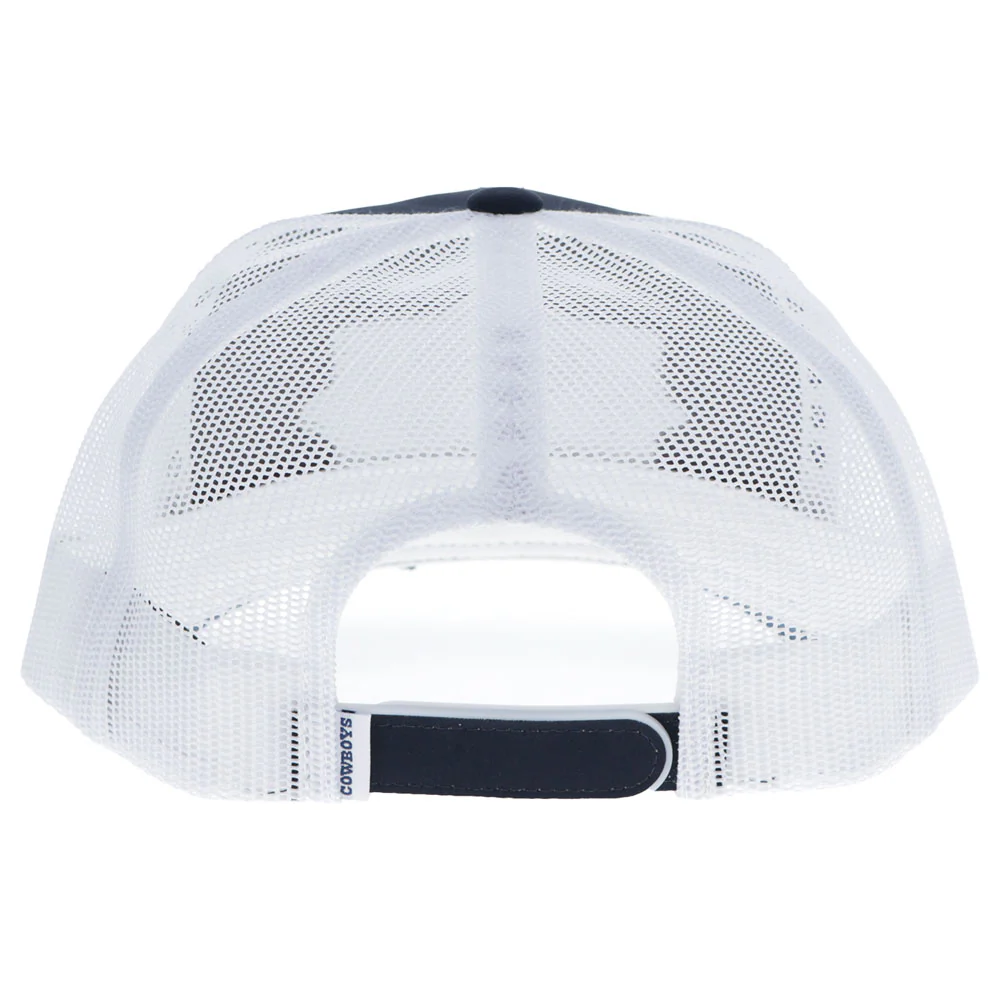 "Dallas Cowboys" Hat Navy & White w/Diamond Patch - Image 2
