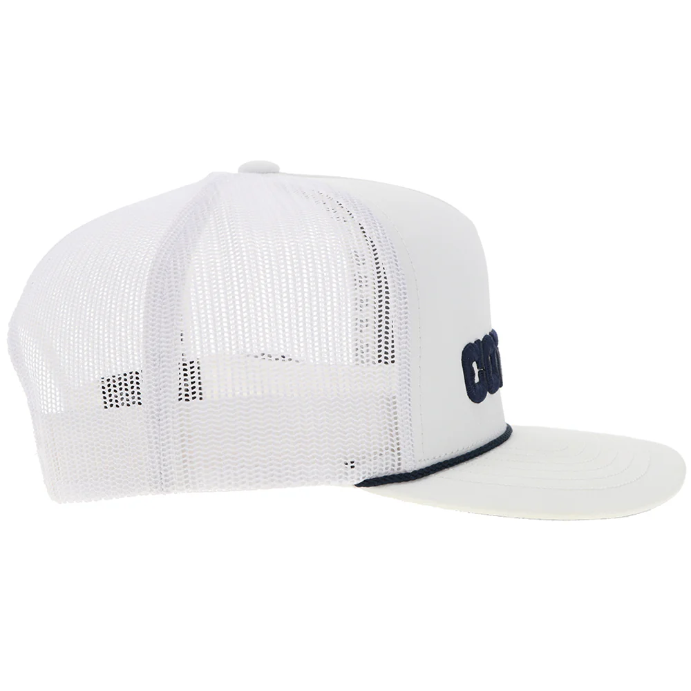 "Dallas Cowboys" Hat White w/Blue Cowboys Logo - Image 3