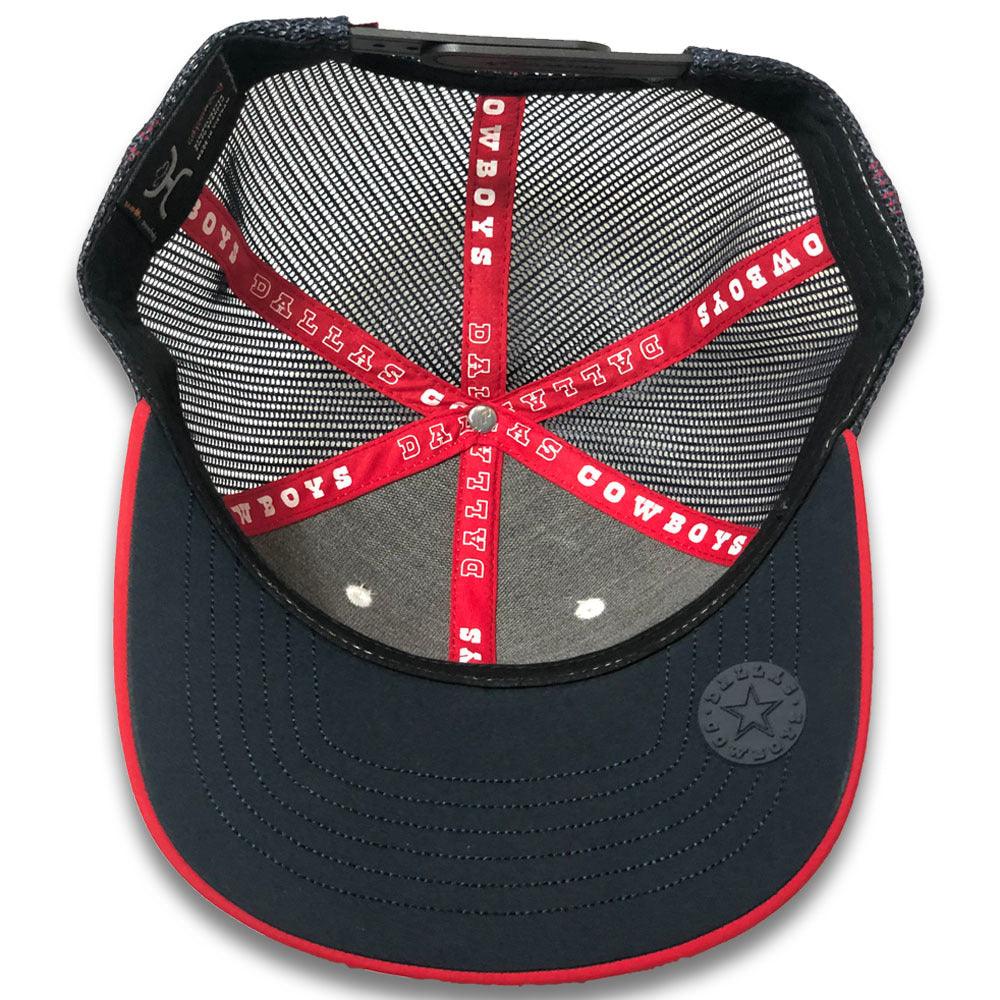"Dallas Cowboys" Hat w/ Star Logo (Red/White/Blue) - Image 6