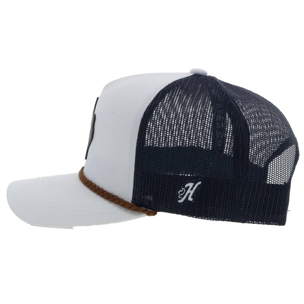 "Dallas Cowboys" White/Blue Hat w/ Brown Texas Logo - Image 3