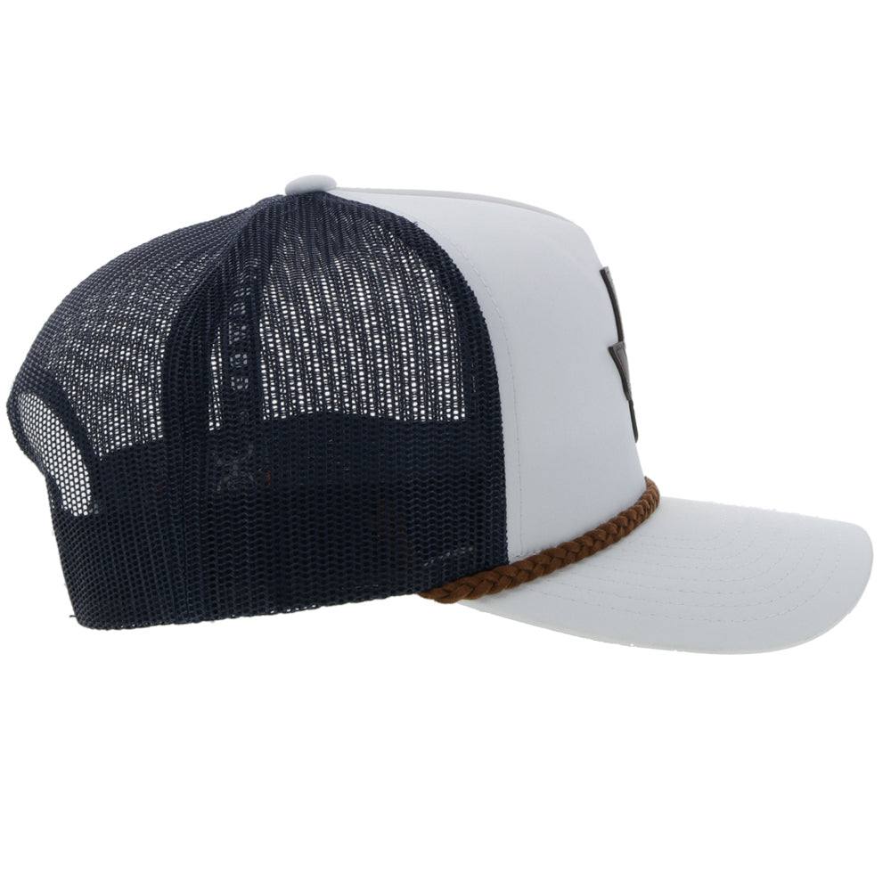 "Dallas Cowboys" White/Blue Hat w/ Brown Texas Logo - Image 4