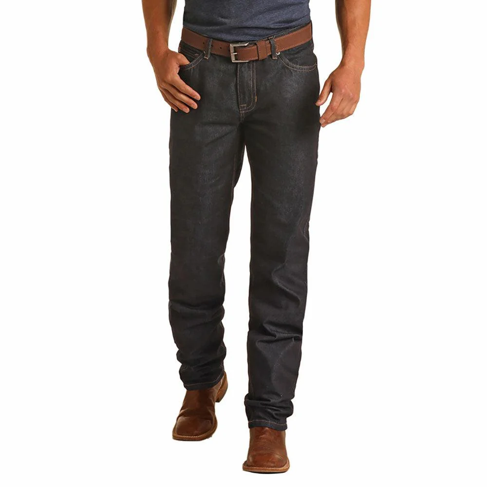 "Dark Wash" Relaxed Fit Stackable Bootcut Jeans - Image 2