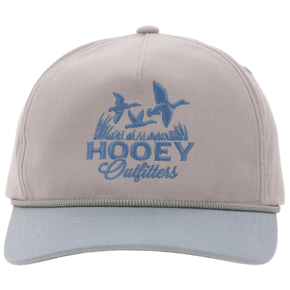"Decoy" Hat Grey w/Light Blue Logo - Image 4
