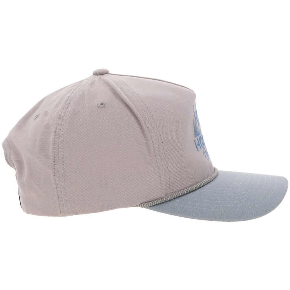 "Decoy" Hat Grey w/Light Blue Logo - Image 5