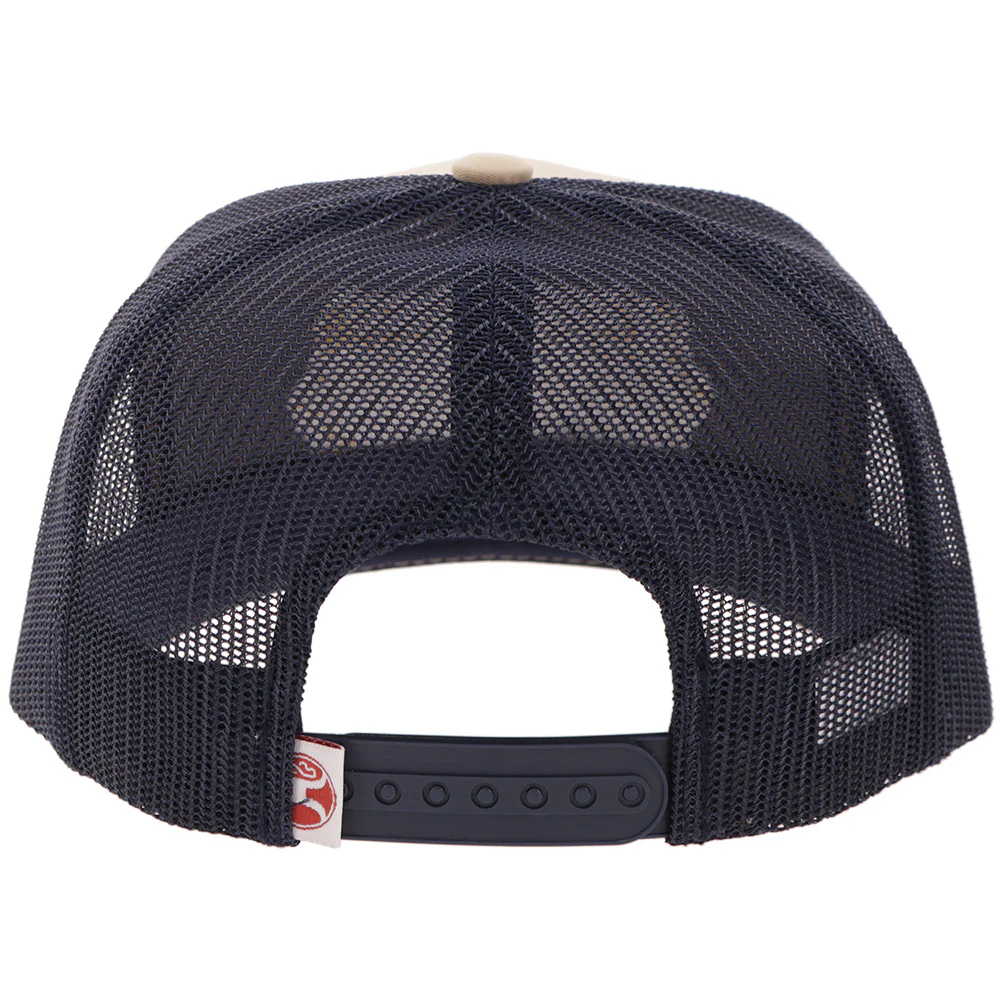 "Diamond" Hooey Hat Tan/Navy - Image 2