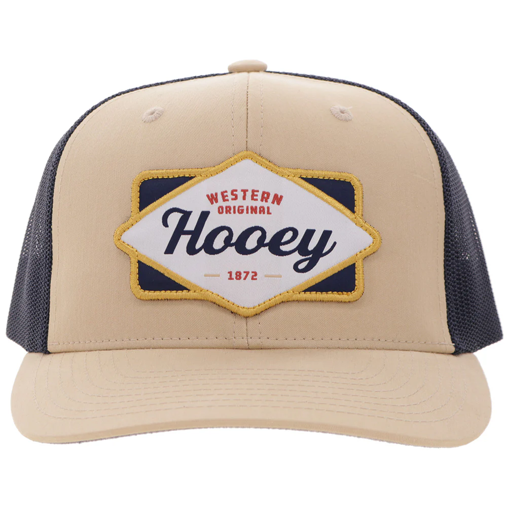 "Diamond" Hooey Hat Tan/Navy - Image 4