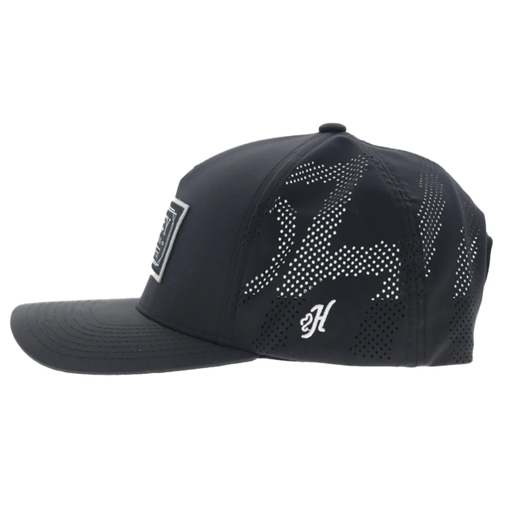 "Doc" Hat Black w/Rectangle Patch - Image 3
