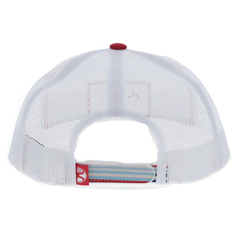 YOUTH "Doc" Hat Navy/Red Striped Pattern - Image 2
