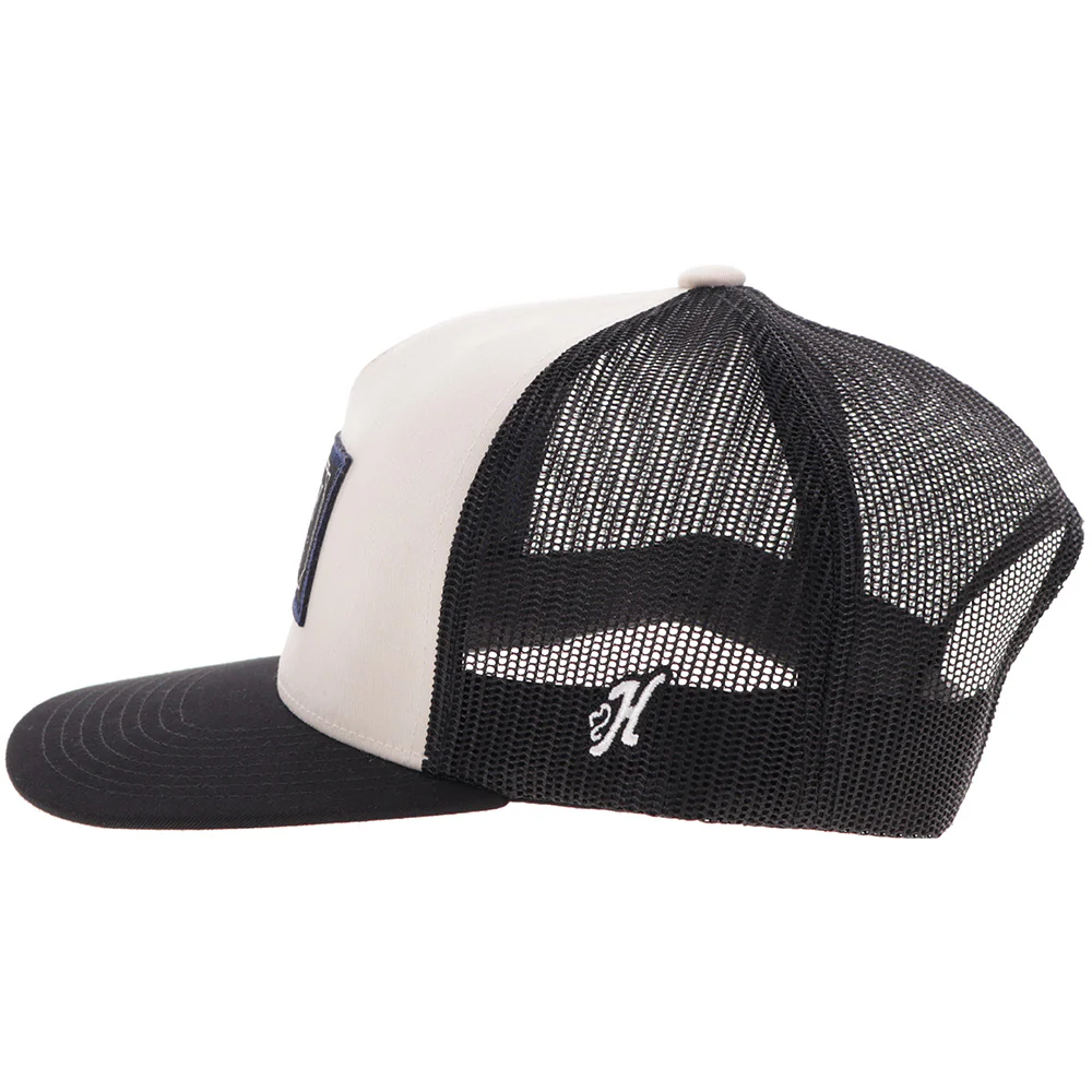 "Doc" Hat Tan/Black w/Rectangle Patch - Image 3