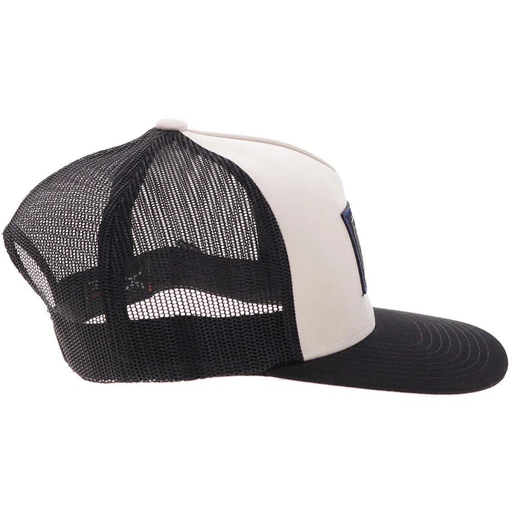 "Doc" Hat Tan/Black w/Rectangle Patch - Image 5