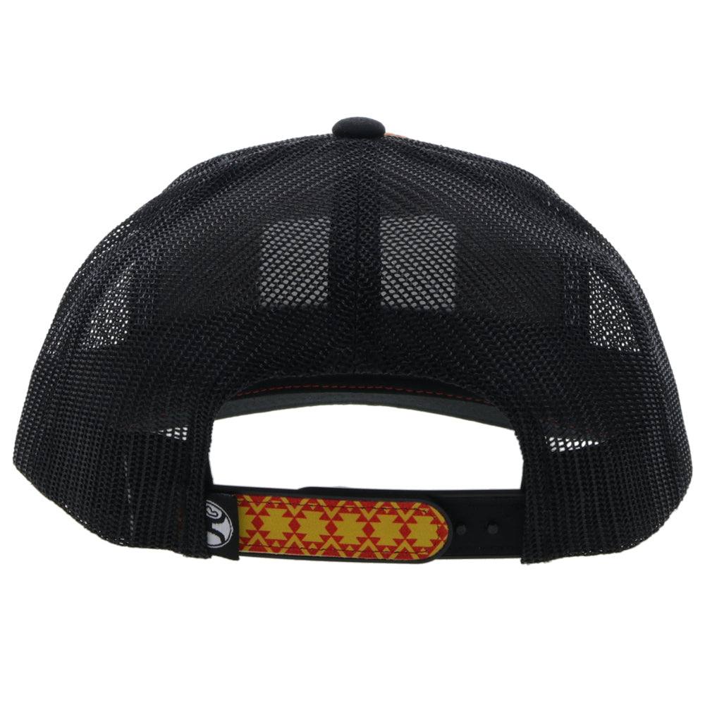 "Doc" Red/Yellow/White/Black Aztec Print Hat - Image 2