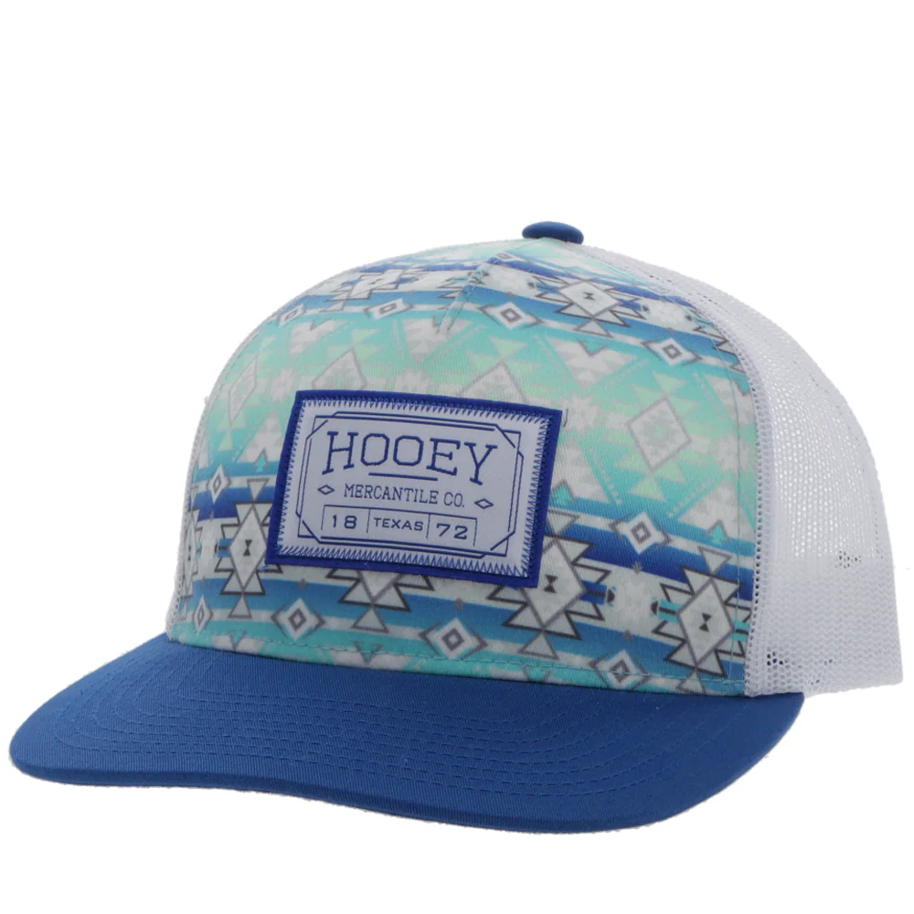 "Doc" Teal/White w/Aztec Hat