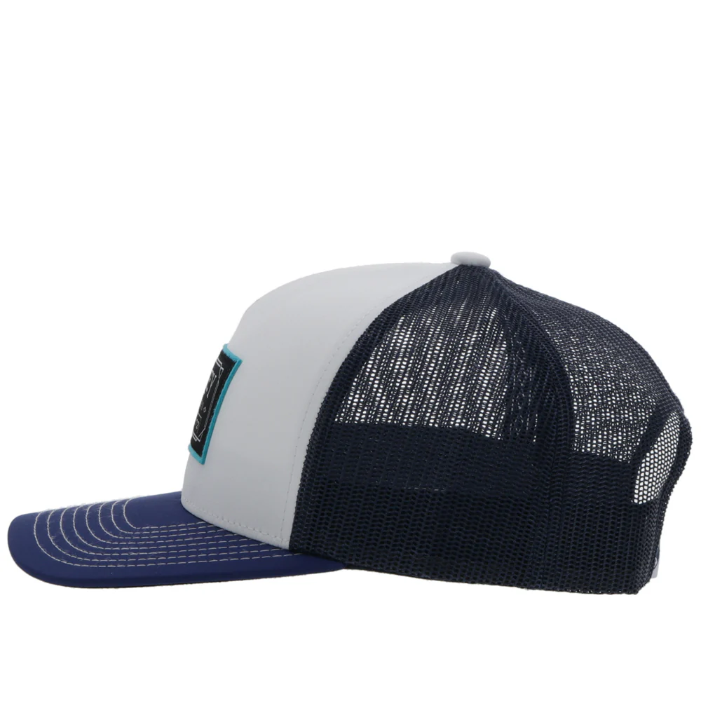 "Doc" White/Navy Hat - Image 3