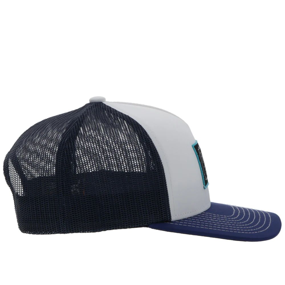 "Doc" White/Navy Hat - Image 4
