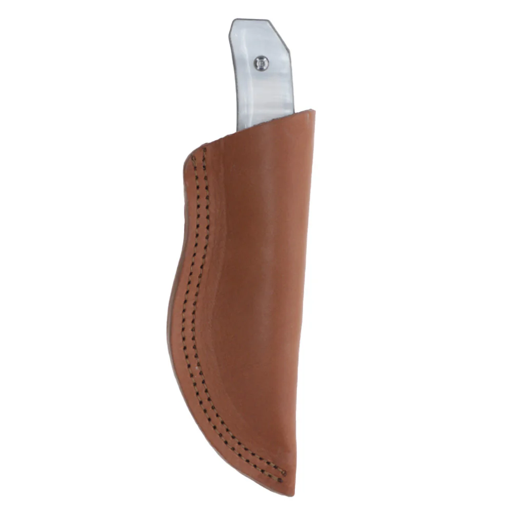 "Domino" White Skinner w/Damascus Blade - Image 5