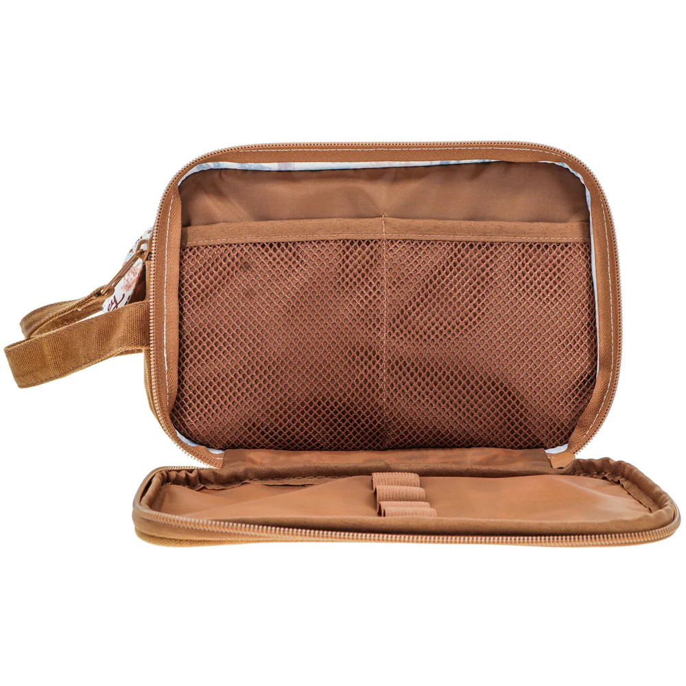 "Dopp Kit" Cream/Tan Rodeo Print - Image 3
