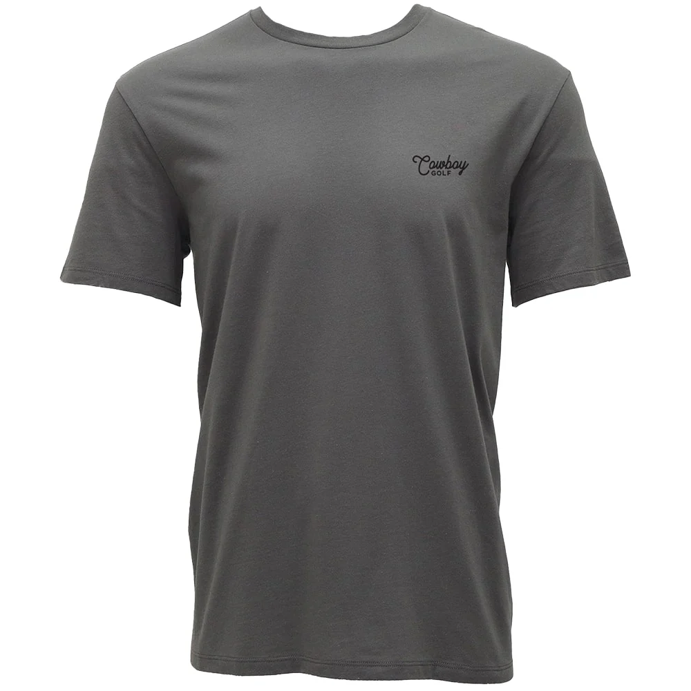 "Easy Ridin' " Grey Cowboy Golf T-shirt - Image 2