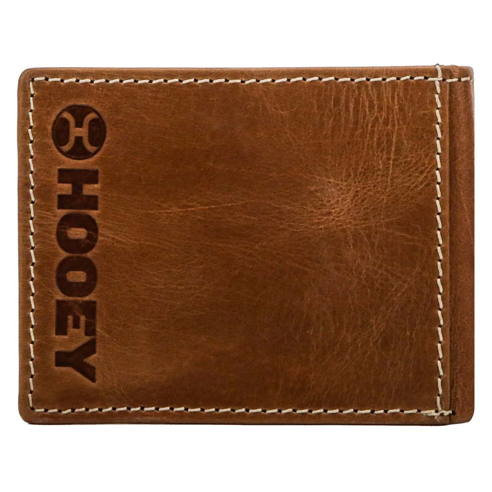 "Tonkawa" Bifold Tan w/Turquoise Aztec - Image 2