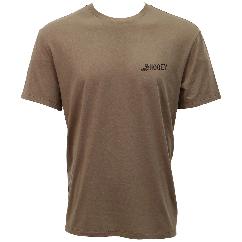 "Gambler" T-shirt Brown w/Black & White Card Logo - Image 2