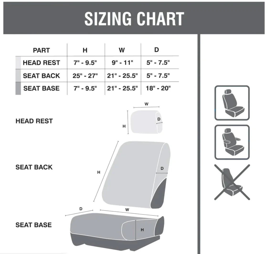 Grey/Serape Seat Cover - Image 3