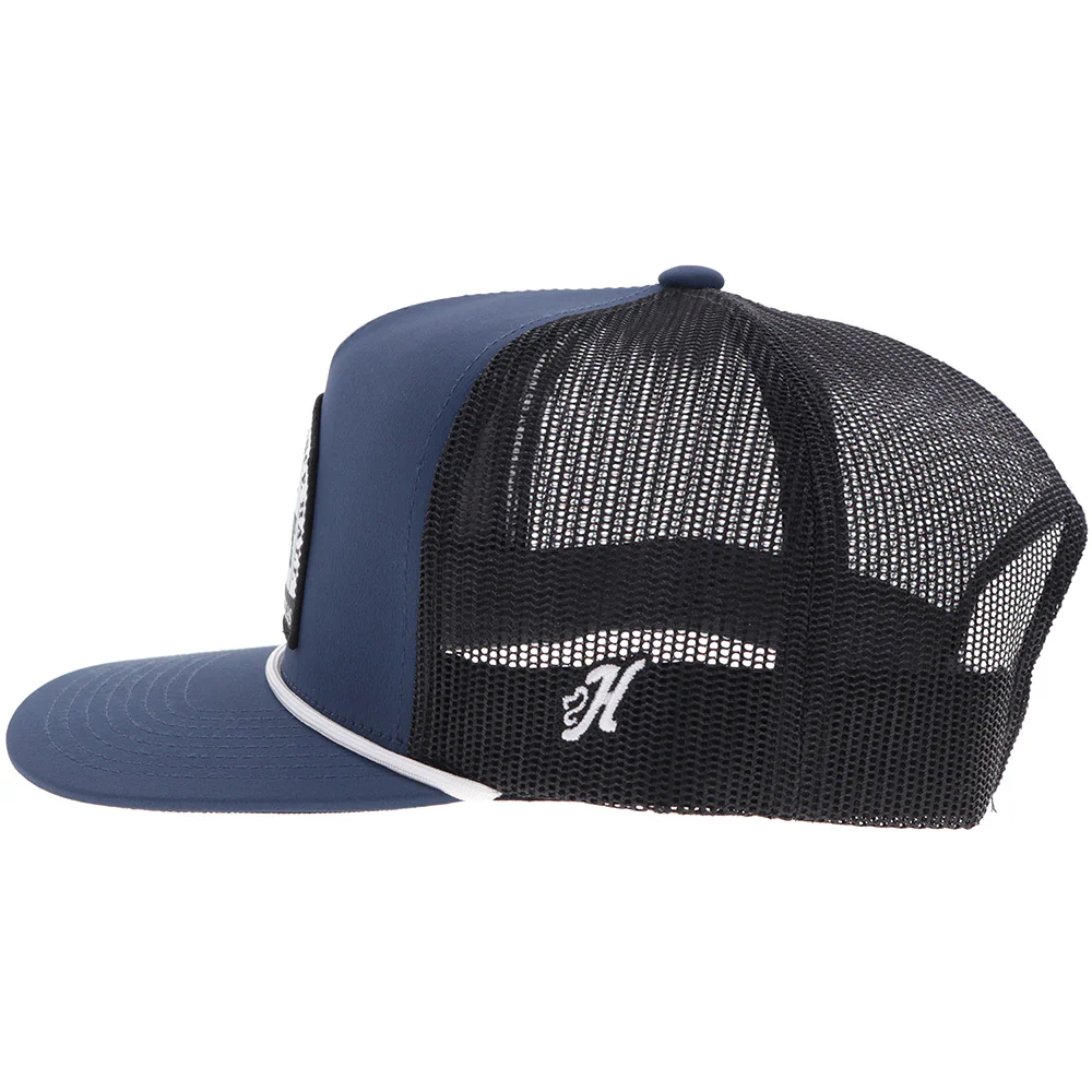 "Gruene Hall" Hat Navy/Black - Image 5
