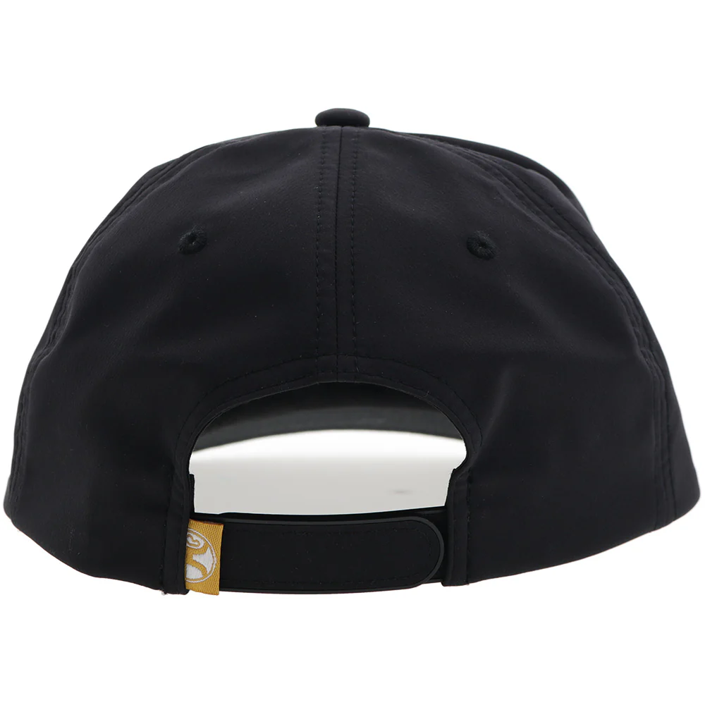 "Habitat" Hat Black w/Multi Color Oval Patch - Image 2