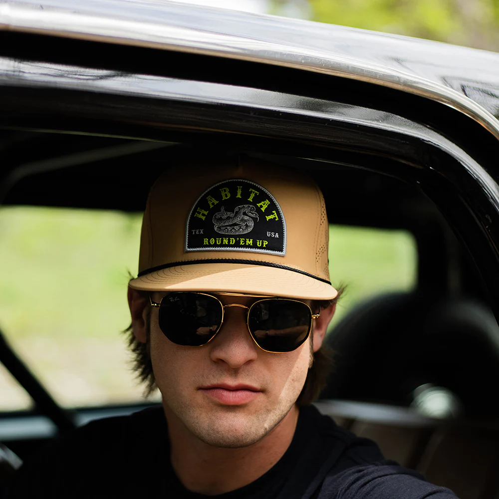 "Habitat" Tan Round Em Up Hat - Image 3