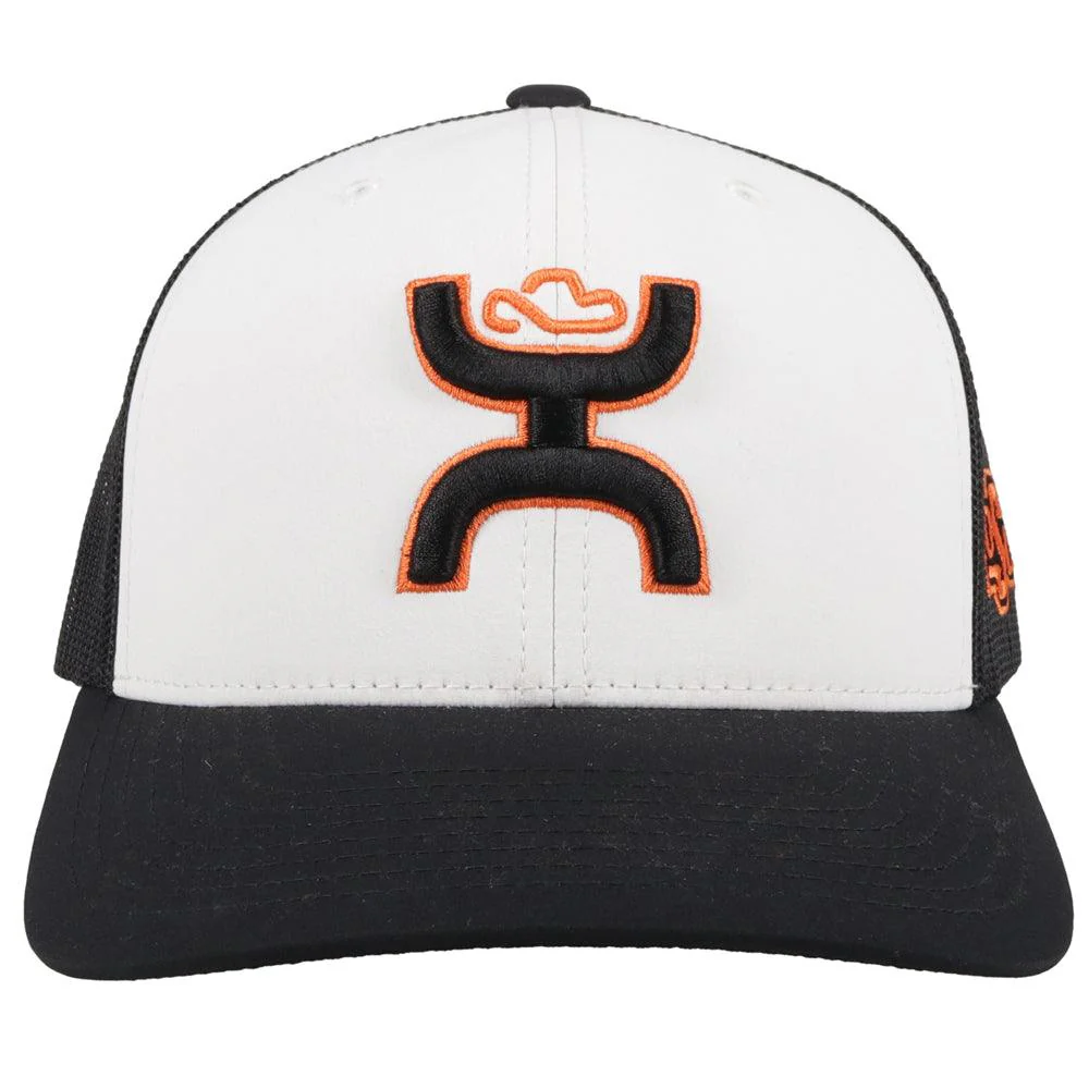 "Oklahoma State" Hat, White/Black - Image 3