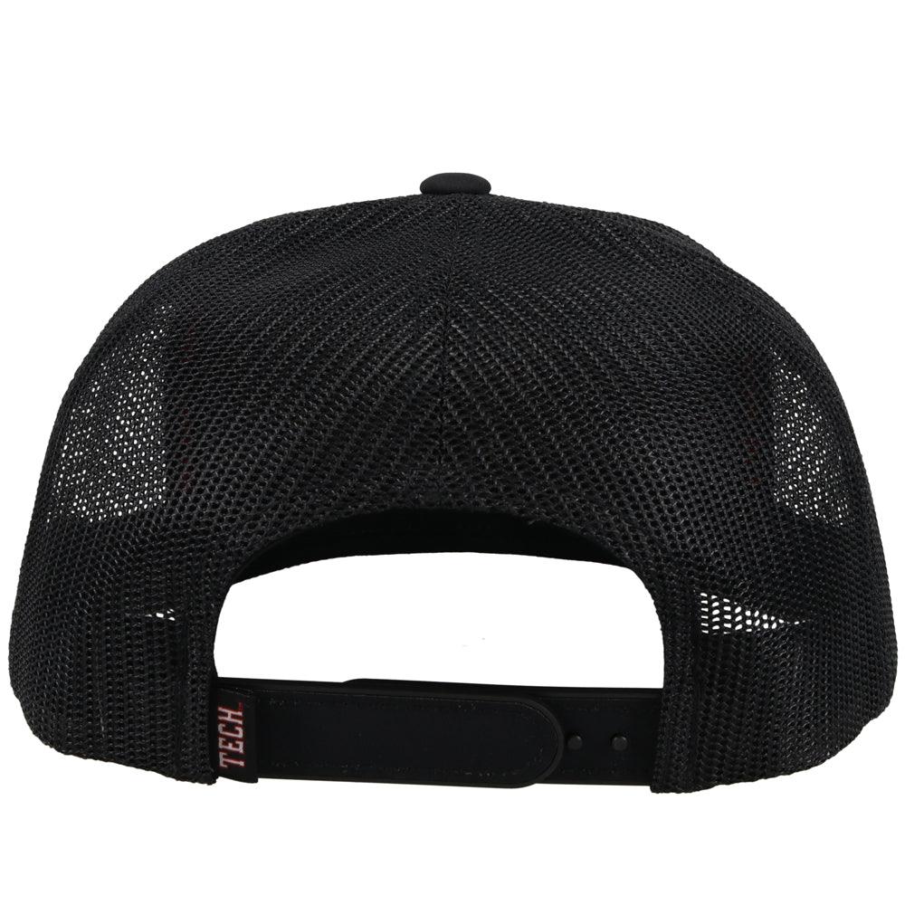 Black Texas Tech Hat w/ Double T Logo - Image 2
