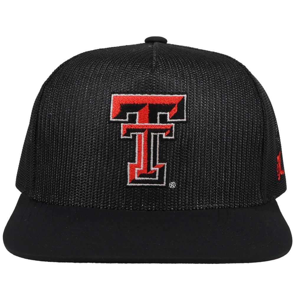 Black Texas Tech Hat w/ Double T Logo - Image 3